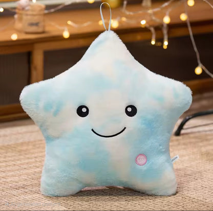 LED Star Soft Plush Pillows Light up Twinkle Star Throw Pillows