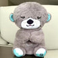 Breathing soothing baby otter plush