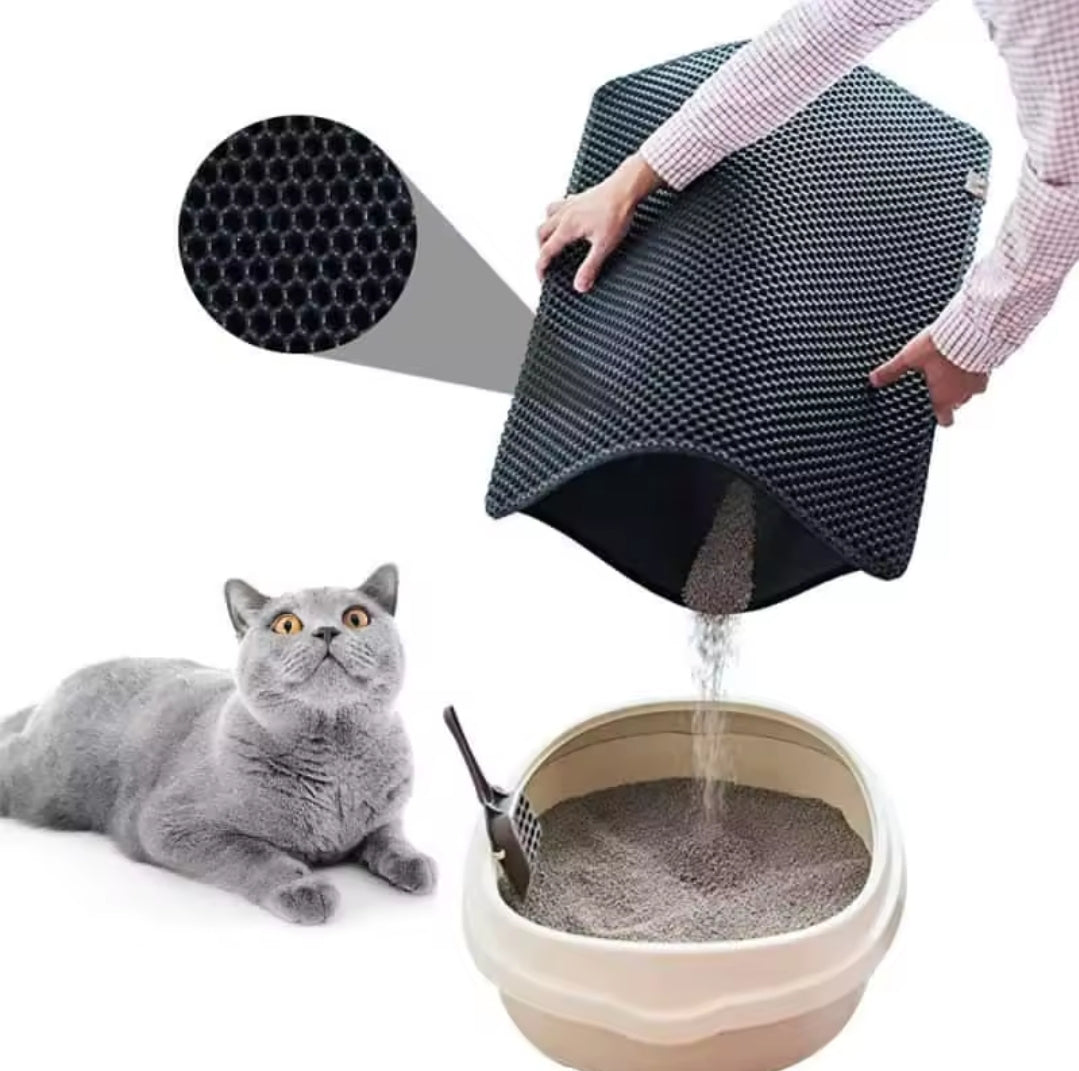 Cat litter mat