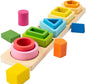 Montessori Wooden Sorting & Stacking Toys for Toddlers