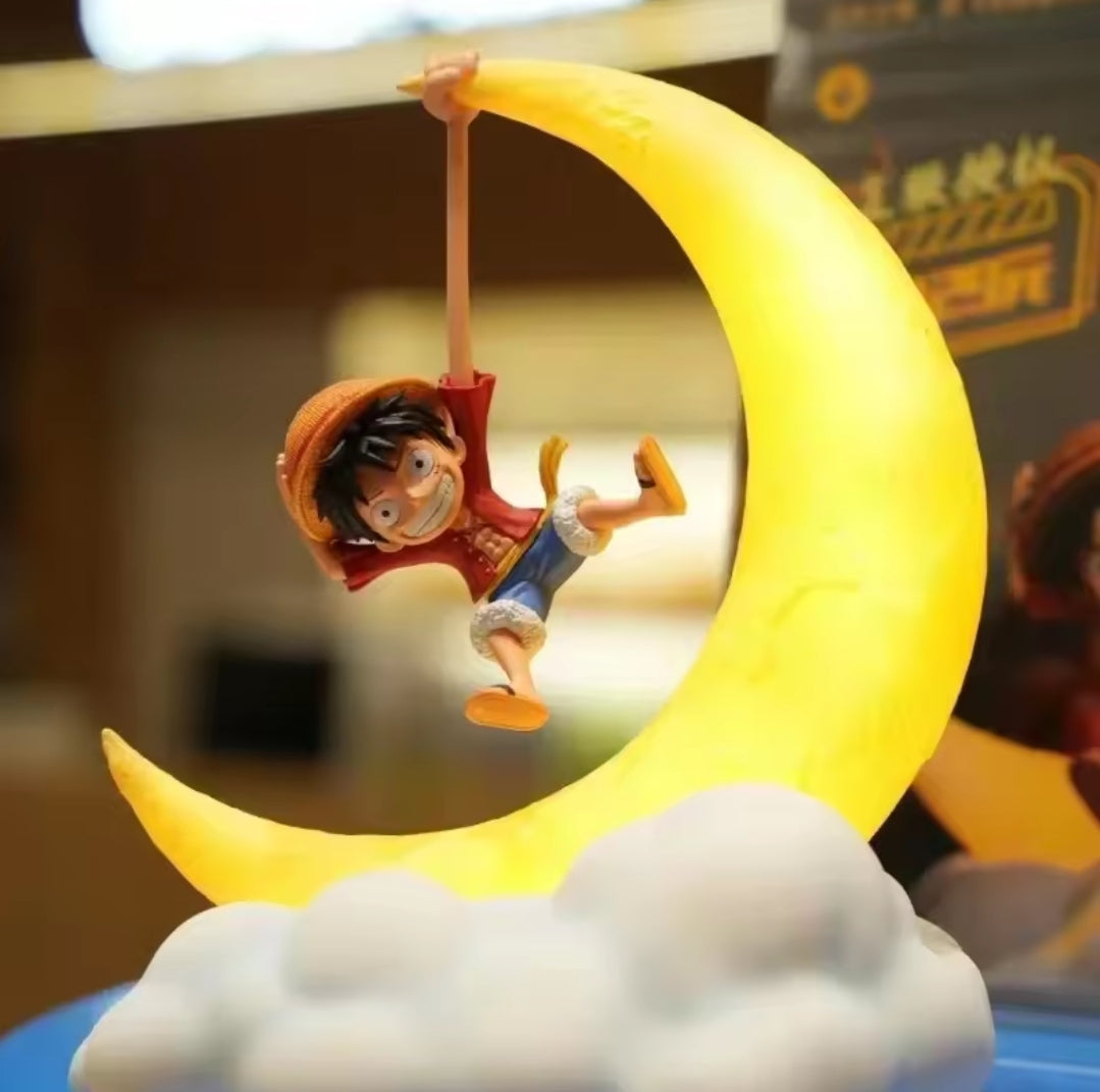 One Piece Luffy Moon Lamp